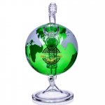 The Atmosphere 8" Glow In The Dark Spherical Globe Bong New