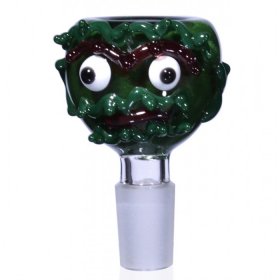 Oscar the Grouch Inspired Trash Can Monster Male Dry Herb Bowl 14mm New
