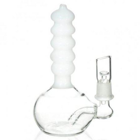 The Portable Lava Tube Mini Oil Dab Rig with Oil Dome and Nail and Dry Herb Bowl White New