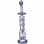 The Rings Trophy Lookah Premium Series 17" Matrix to Honeycomb Perc Bong Clear Black New