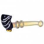 7" Black Tipped Striped Sherlock Fumed All Over New