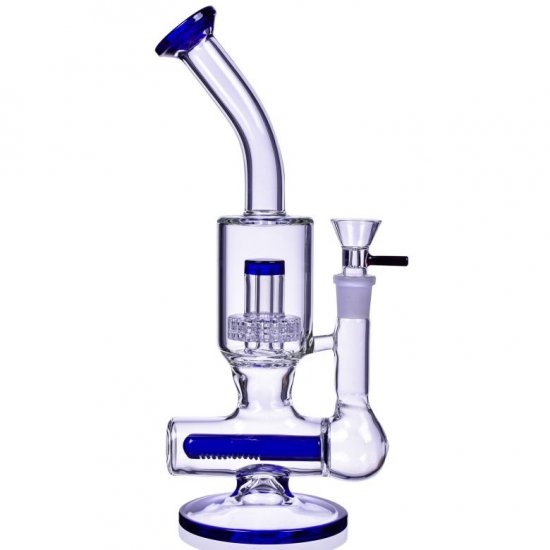 Smoker\'s Lord 13\" Matrix Perc to Inline Perc Bong New