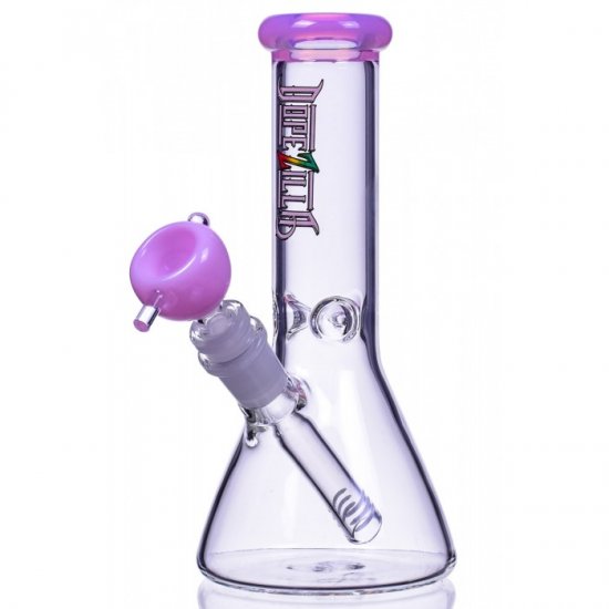 Lil Zilla 7\" Thick Beaker Base Bong Milky Pink New