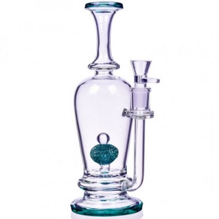 The Royal Vase 11" Specialty Percolator Cylinder Base Bong Winter Green New