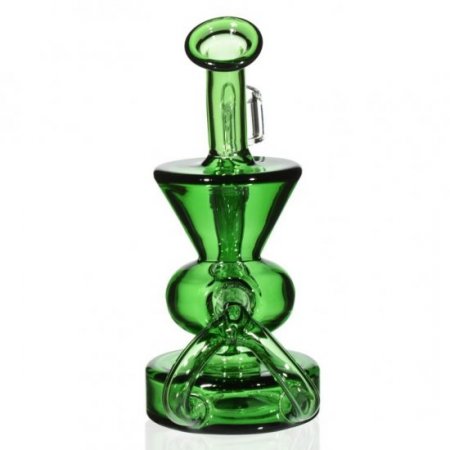 The Mad Scientist 6.5 Recycler Water Pipe with 2 Inline Percs New