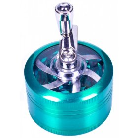 The Cutter Hand Cranked Three Piece Grinder 50mm Green New