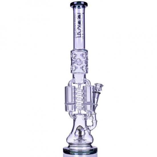 Strange Smoke Lookah 20\" Sprinkler Perc And Quad Honeycomb Bong BLUE COLOR!!! New