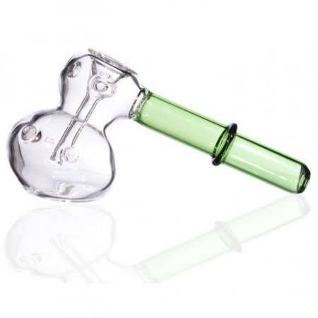 5" Hammer Bubbler Green New