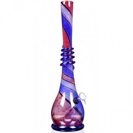 Hot Salsa 17" Drip Designed Long Neck Bottled Tobacco Bong Water Pipe New