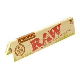 Raw Organic Hemp Slim Rolling Paper King Size New