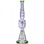 Lord Of Ring Lookah 18" Mushroom Domed Sprinkler Perc Bong Ice Green New