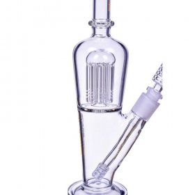 The Bud Vase Bougie Glass 10" Tree Percolator Bong New