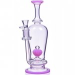 The Royal Vase 11" Specialty Percolator Cylinder Base Bong Pink New