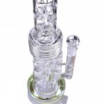 Emerald Bong Lookah Premium Series Bong 20" Sprinkler Perc With Triple Barrel Connected With Single Dome New