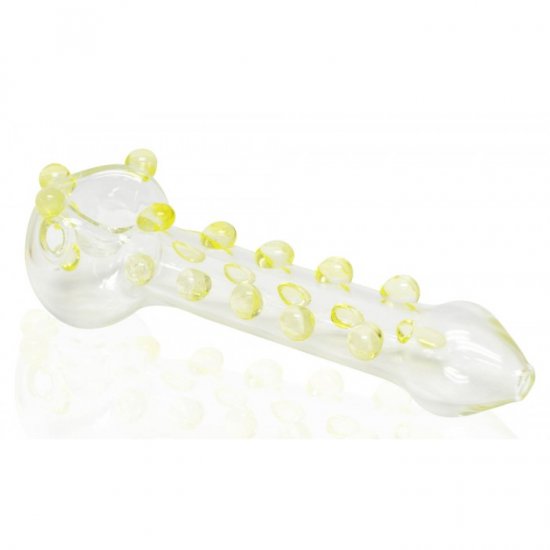 The Lemon Head - 7 Yellow Dot Covered Clear Sherlock New