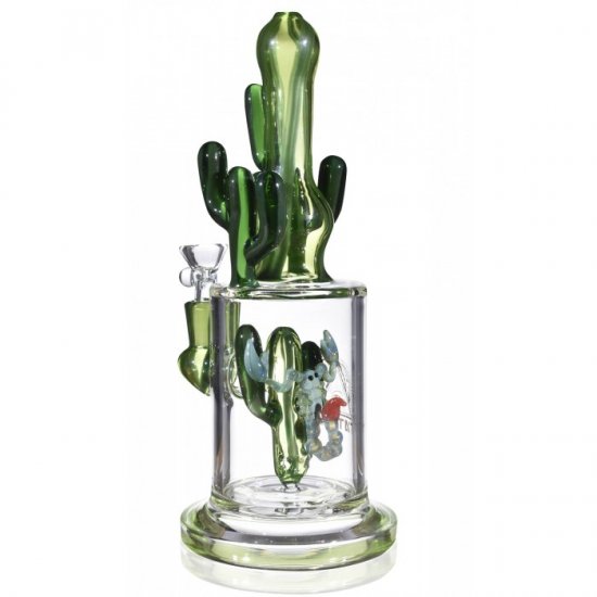 The Scorpion Cactus 10\" Showerhead Bong by Tattoo Glass New