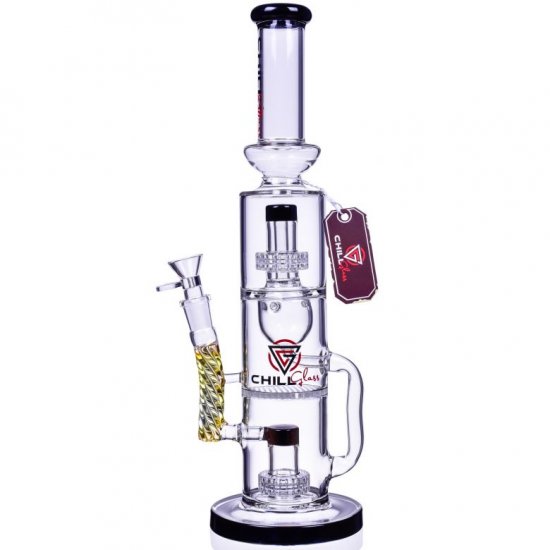 The Majestic Chill Glass 16\" Multi Perc Recycler Bong New