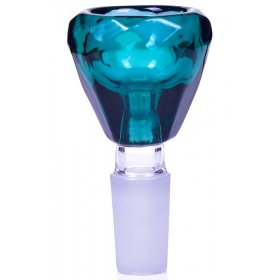 Smoke Diamond 14mm Male Dry Herb Bowl Accessories Teal New