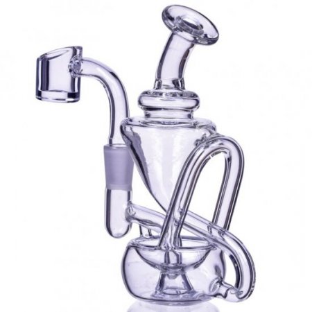 Formula Rossa 3 Arm Concave Designed Recycler Bong Dab Rig New