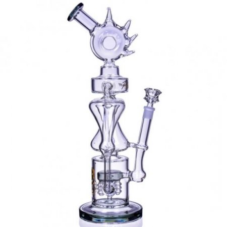 Chamber's of Smoke Lookah 17" Alien 5-Arm Tree Perc Bong New