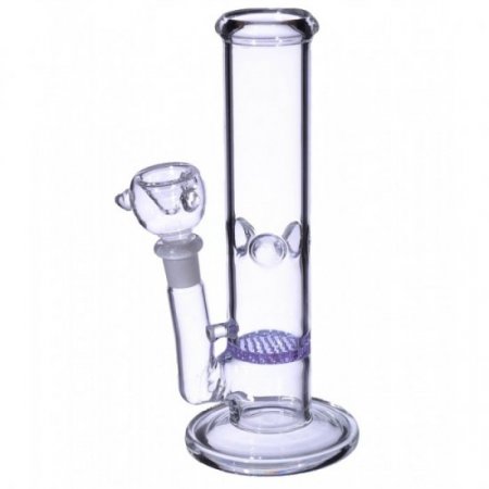 8" Honeycomb Water Pipe Purple New