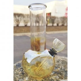 5" Mini Water Pipe Golden Fumed New