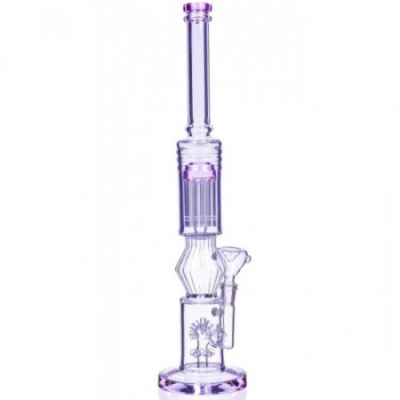 16" Inch Large Sprinkler to Tree Perc Bong Glass Water Pipe 14mm Male Dry Herb Bowl Pink New