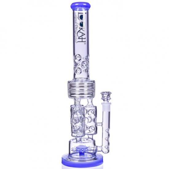 Emerald Bong Lookah Premium Series 20\" Sprinkler Perc Bong Jade Blue New