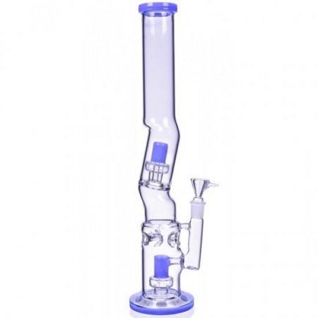 The Splasher 18" Double Matrix Perc Zong Bong Sky Blue New