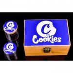 Cookies Bamboo Stash Box Set Blue New