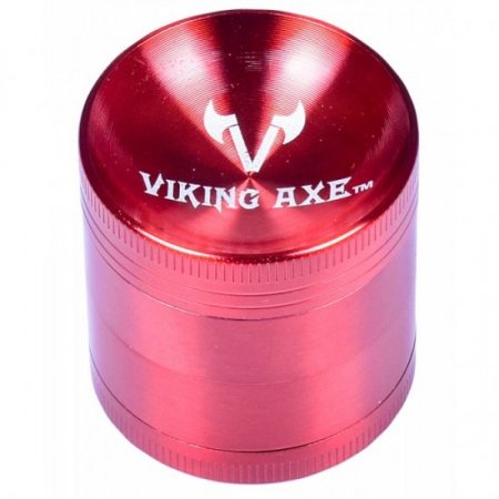 Red Yoshi Viking Axe Four Part Concave Grinder 40mm Red New