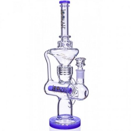 Smoking Princess Lookah 17" Inline Recycler Perc Bong Pristine Iris New