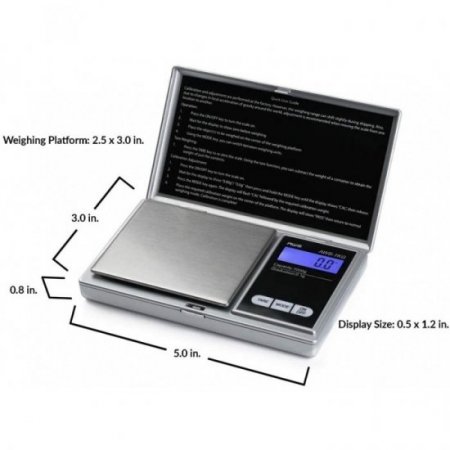 AWS 600G Series Digital Pocket Weight Scale 600 x 0.1g New