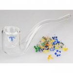 Glass Pipe Screens Flower Style Pack of 200 New