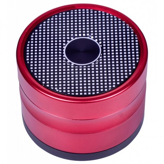 Slick Erb HoneyPuff 63MM Four-Part Grinder Red New