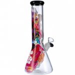 Rainbow Haze Rock Legends 12" Beaker Base Bong New