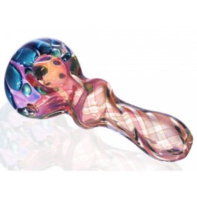 Dream Weaver - 3.5 Fumed Color Changing Swirled Design Hand Pipe New