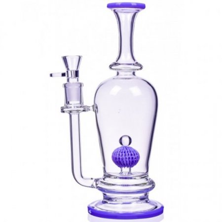 The Royal Vase 11" Specialty Percolator Cylinder Base Bong Purple New