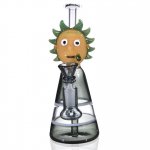 Rick And Morty Built In Bubbler oil Rig Bong Drastic Loww Price $ 39.99 New