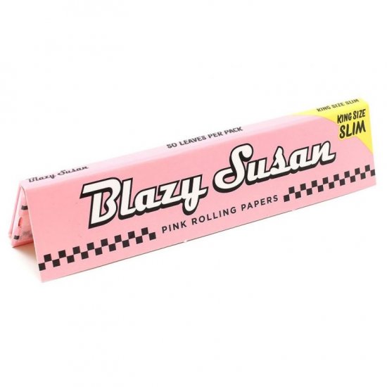 Blazy Susan Pink Rolling Papers King Size New