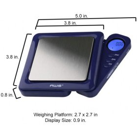 AWS Blade-650 Digital Pocket Scale 650 X 0.01G Blue New
