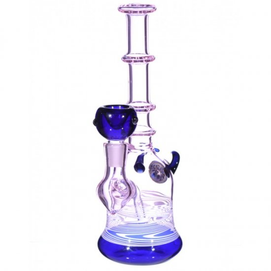 The Sea Coral - 9\" Girly Bong Banger With Sea Coral - Pink New