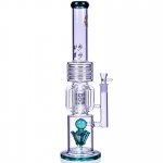 Smoke Runner On Point Glass 20" 6 Arm w/ Sprinkler Perc Bong Assorted Colors! New