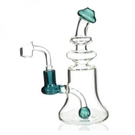 The Clarity Bong 8 High Quality Water Pipe with Ball Shaped Perc Winter Green New