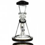 Lab Rat 8 Black and Clear Bong New