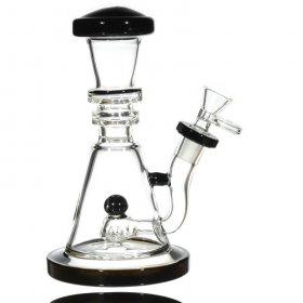 Lab Rat 8 Black and Clear Bong New