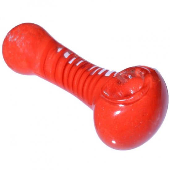 4\" Twisted Spiral Hand Pipe - Red Buy One Get One Free!! New