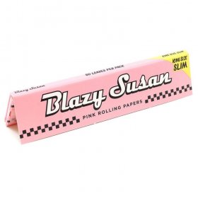 Blazy Susan Pink Rolling Papers King Size New