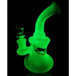 Glowed Up Bong 6 Glow In The Dark Bong with 14MM banger and a 14MM Bowl New