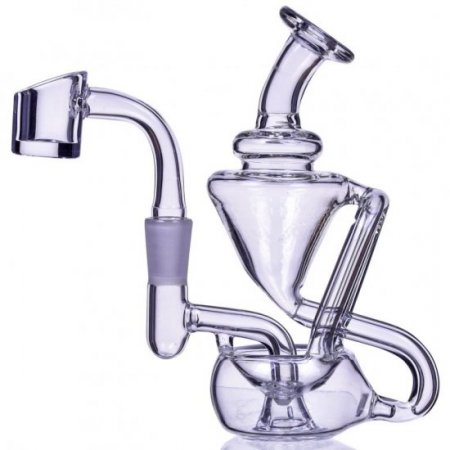 Formula Rossa 3 Arm Concave Designed Recycler Bong Dab Rig New